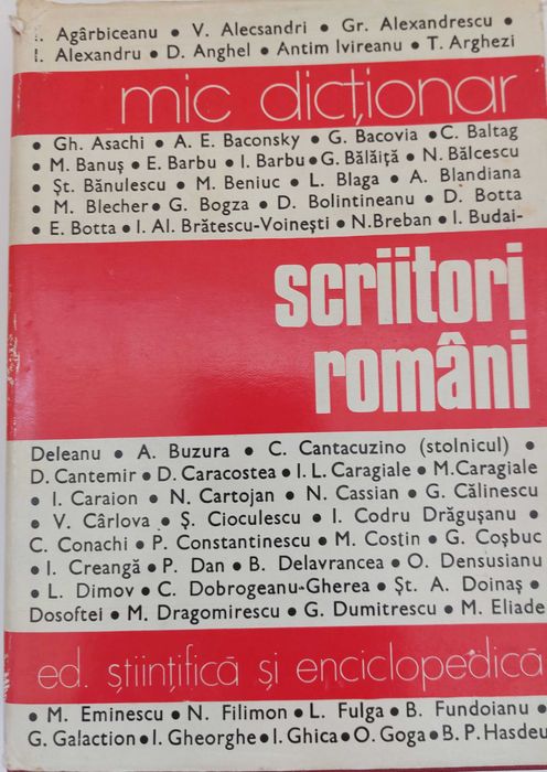 Dictionar Scriitori Români
