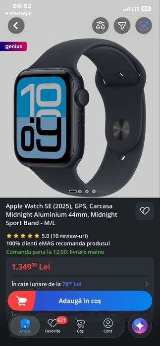 Apple watch SE 2 ca nou