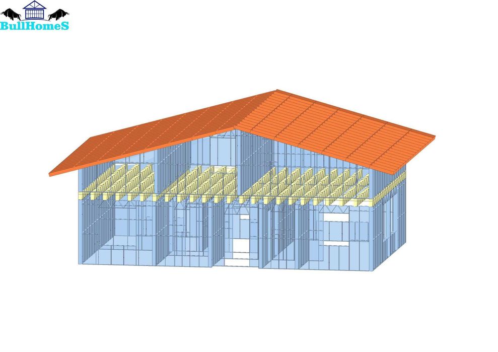 Къща,Бунгало,Преместваема къща,Сглобяеми къщи,Модулни,Жилищни-190м²