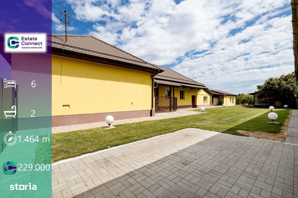 Casă pe un nivel cu teren generos de 1.464 mp – Livada