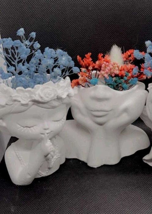 Гипсови кашпи за Вашите проекти или просто за декорация