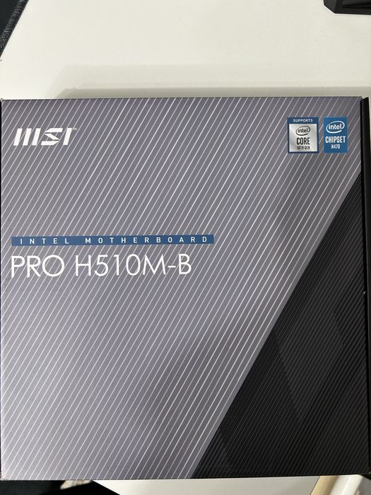 Продается материнская плата msi pro h510m-B + процессор intel 5-11