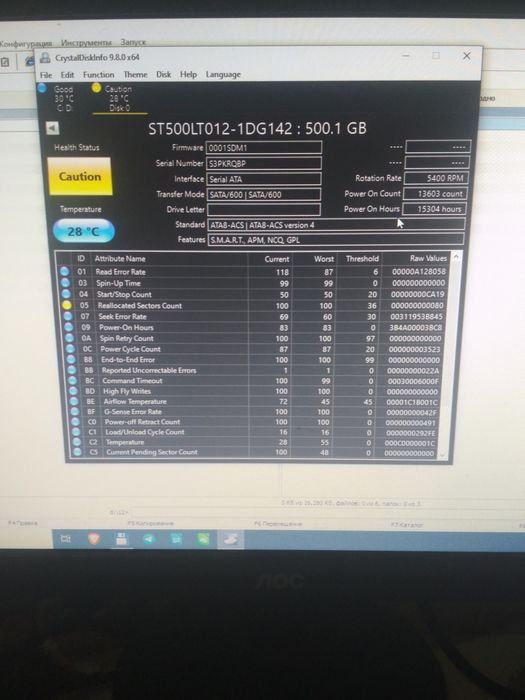 HDD seagate thin laptop va pc lar uchun 500GB