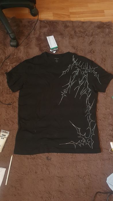 tricou baggy pictat manual sigilism