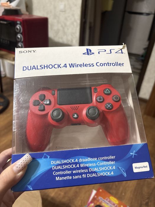 Джойстик Пс4 PS4 красный