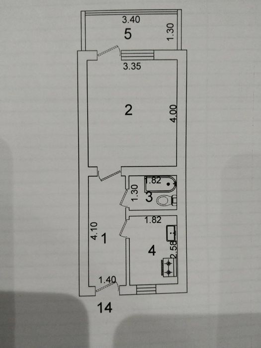 ЮНУСАБАД-15 КВАРТАЛ Метро! 1ком/1этаж/4 Галерейного типа! 31м² Кирпич!