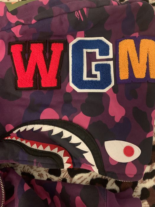 Hanorac Bape Shark Purple Camo