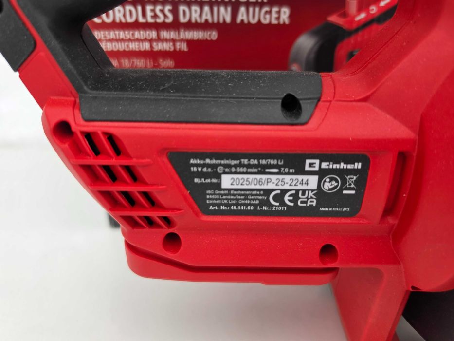 Aparat desfundat tevi 18V TE-DA 18/760 Li Solo 4514160 Einhell