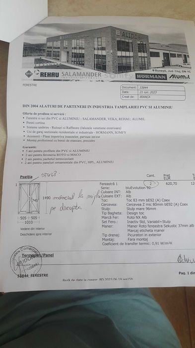 Geamuri termopane antifonice
