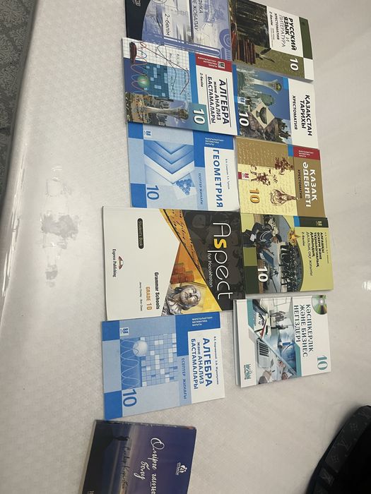 10 сынып кітаптар