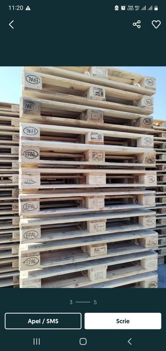 Vand Europaleti lemn