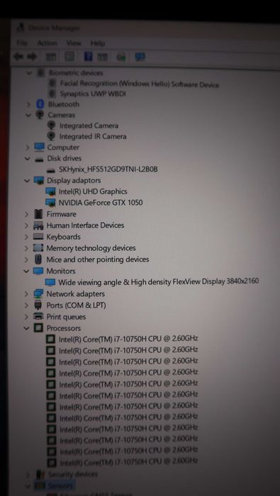 Lenovo ThinkPad T15p NVIDIA GTX 1050 4K/ i7 10750H / 512GB NVMe / 32GB