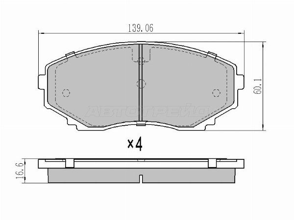 Колодки тормозные перед  Mazda Cx-7