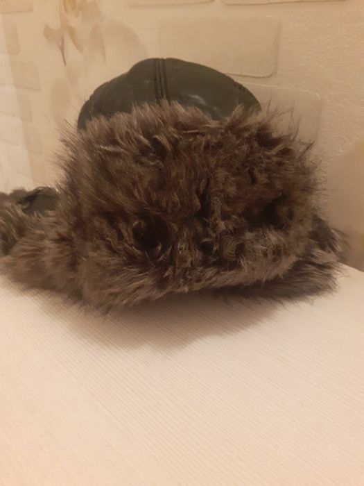 Шапка ушанка зимняя .