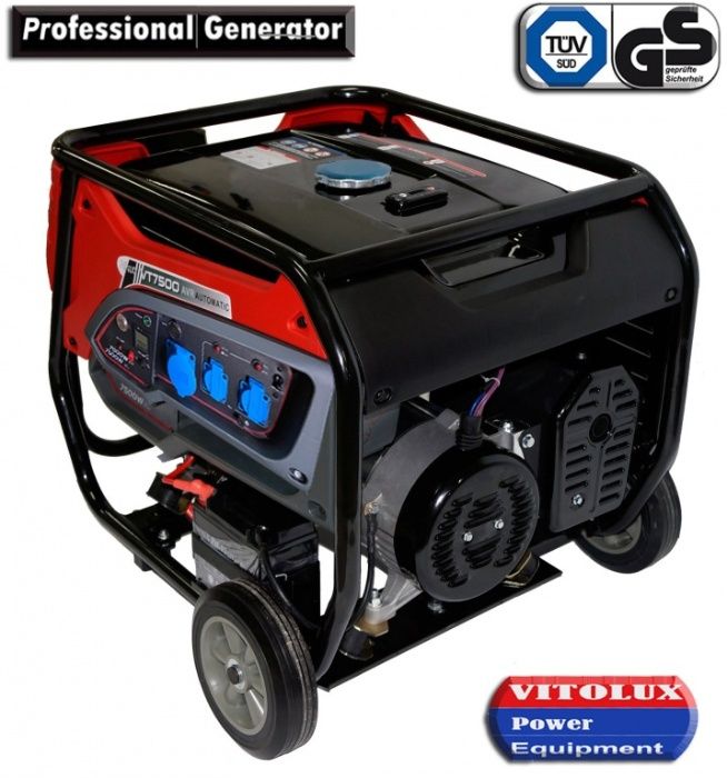 7,5 KW Бензинови МОНОФАЗНИ Генератори с пълна Автоматика