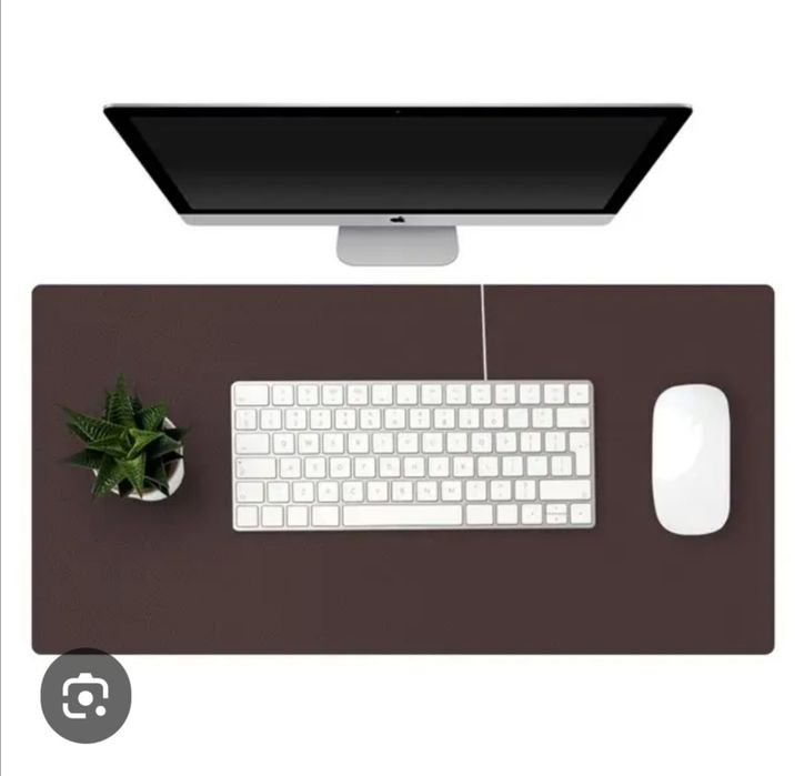 Коврик кожаный на стол, игровой коврик 120 на 60