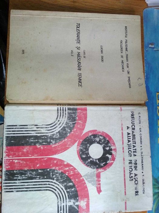 Carti tehnice pentru profil mecanic si culegeri matematica