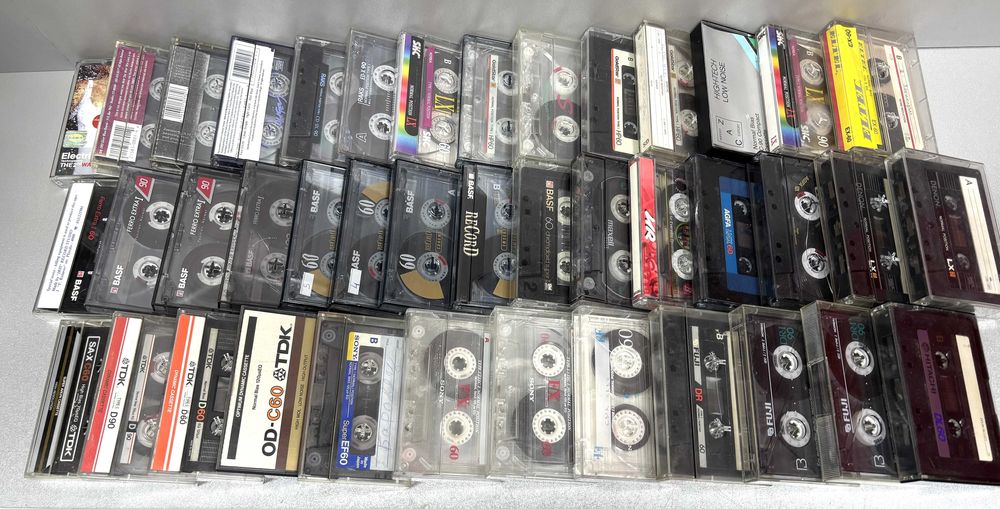 Аудио Касети BASF, SONY, TDK, FUJI, AGFA и др. /40 броя за 79,00 лв./