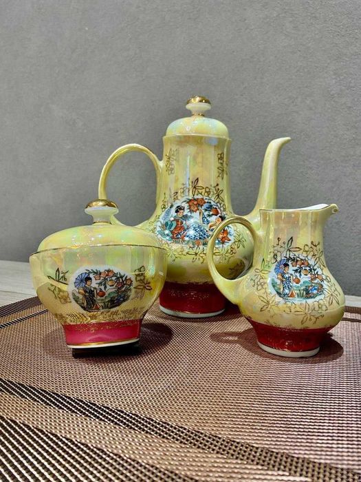 Сервиз "Гейши". ГДР. 7 предметов на добор.