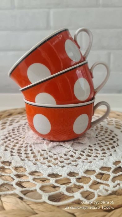 Руски чаши на точки/ 3 броя