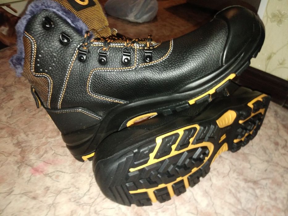 Ботинки зимние кожа мех