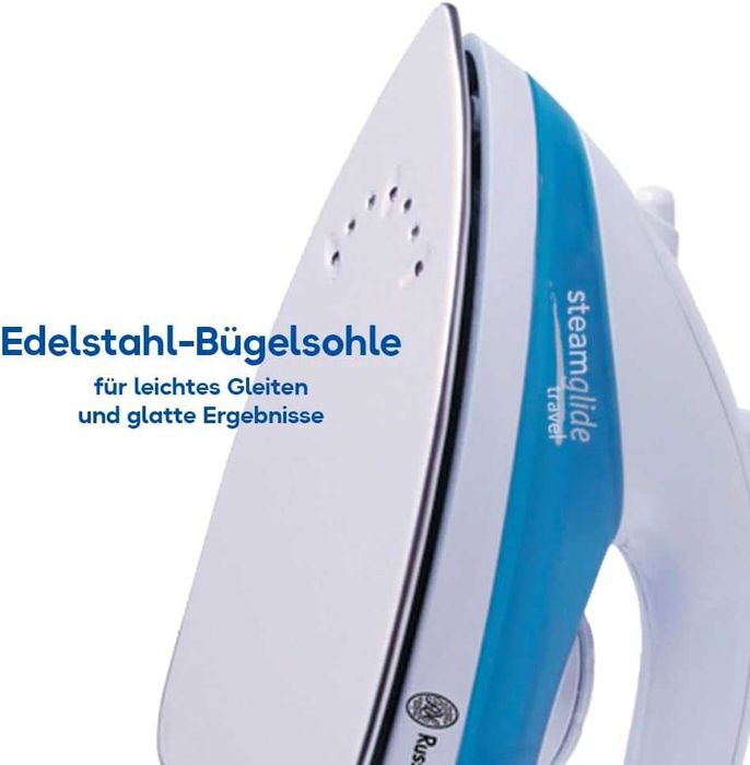 Мини парна ютия Russell Hobbs (22470-56) 830W Плоча с незалепващо покритие