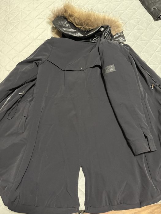 Парка Alessa с качулка естествен косъм