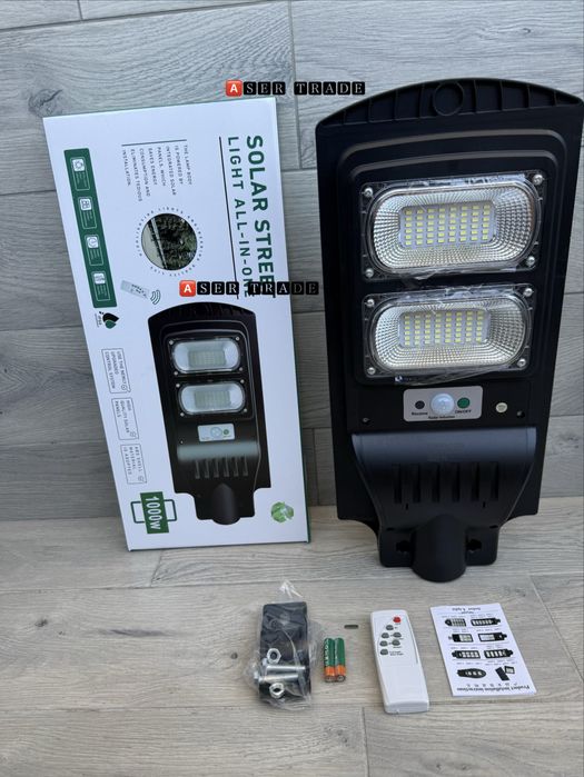 Соларна LED улична лампа 500W ,1000W,1500W,2000W– мощно и икономично осветление