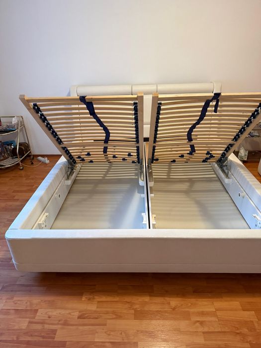 Pat dormitor cu loc de depozitare!