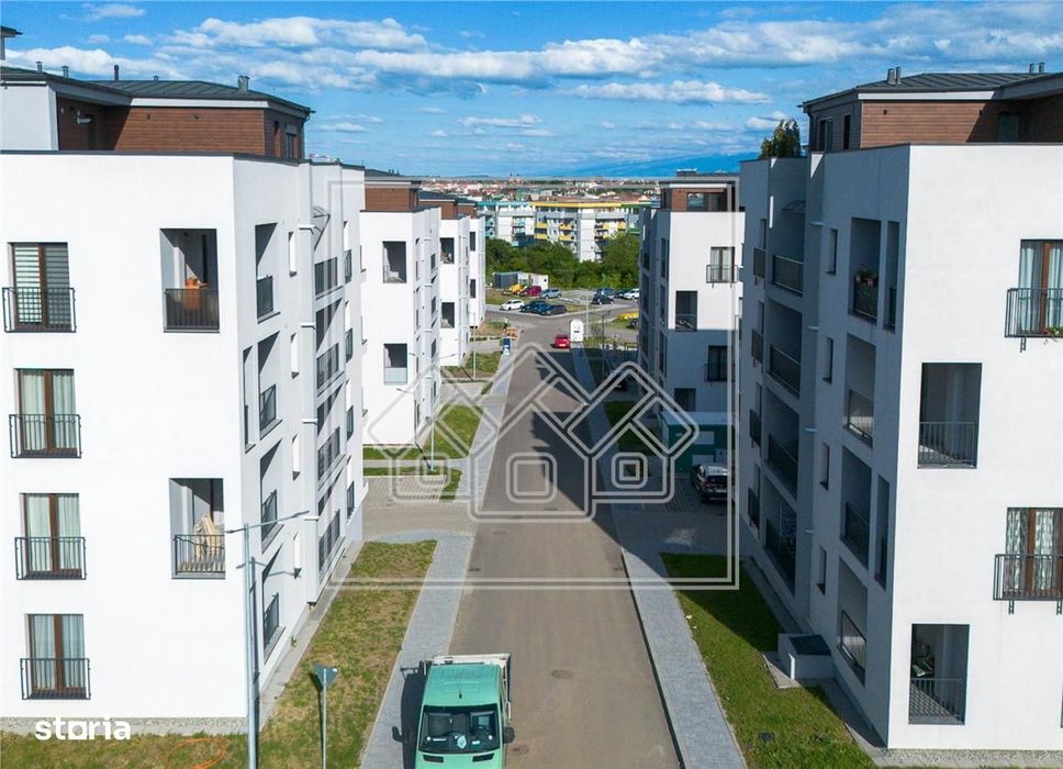 Apartament 2 camere, intabulat, terasa mare, bloc nou, zona buna — fotografia 3