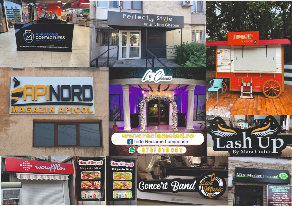 Reclame Luminoase , Reclama Luminoasa ,Caseta luminoasa , Panou lumin
