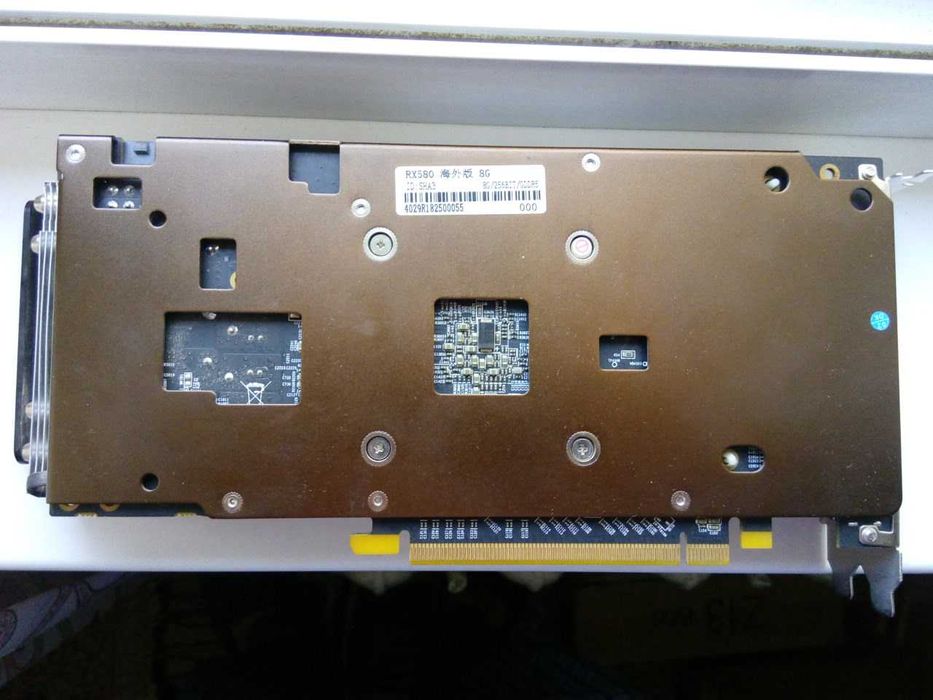 видеокарта Maxsun RX 580 8gb (пломба на месте)