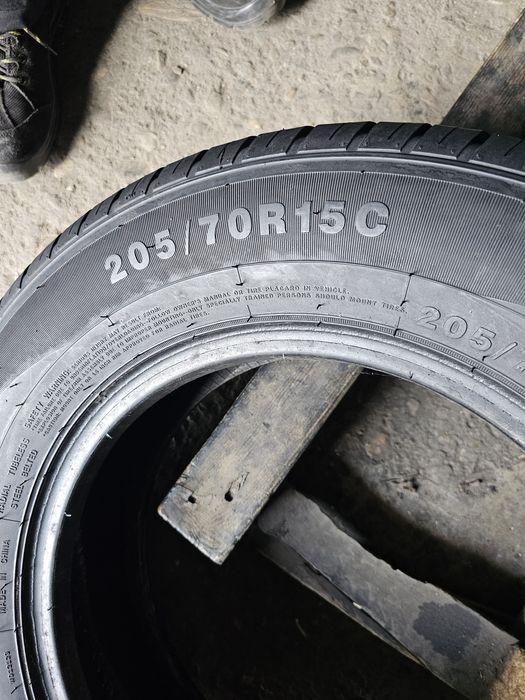 2 anvelope vara 205 70 15C Tomket 8.7mm