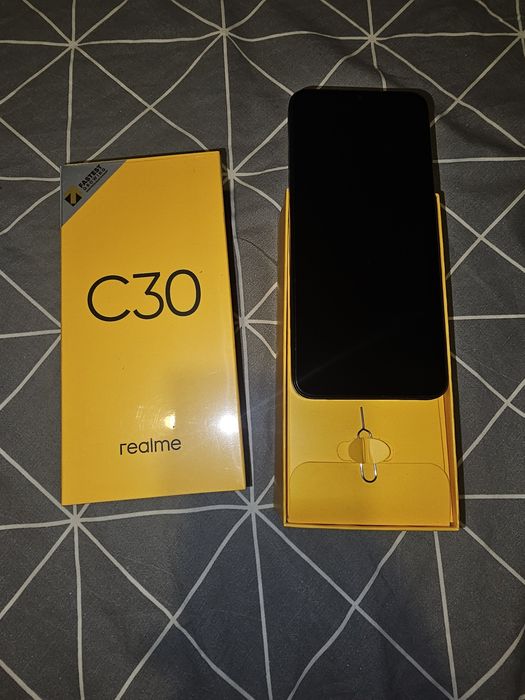 Realme C30, 32 GB, Dual SIM, Gri - Pachet complet