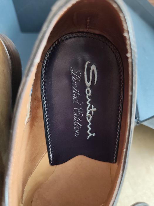 Обувь Santoni туфли Италия