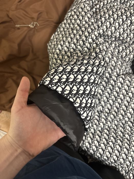 куртка зима, принт диор