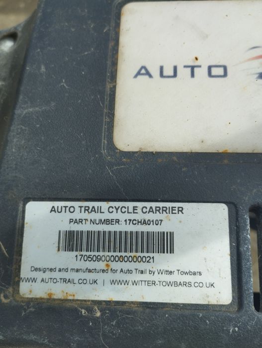 Заден багажник за велосипеди Autotrail за кемпери