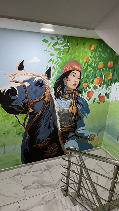 Роспись стен Астана