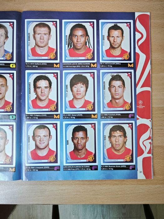Album Champions League 2007/2008 Panini complet