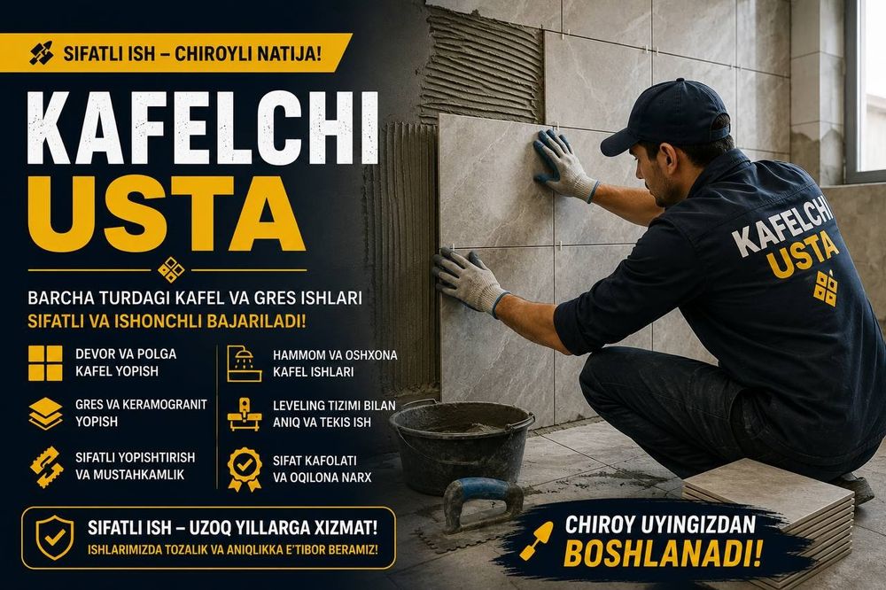 Кафелщик kafel ustasi