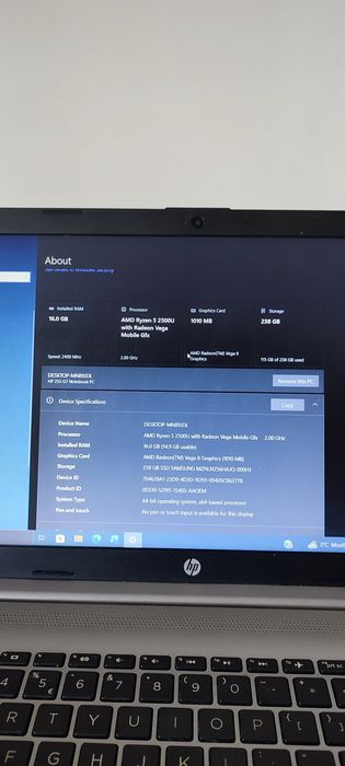 Vând laptop HP 15 cu cooler