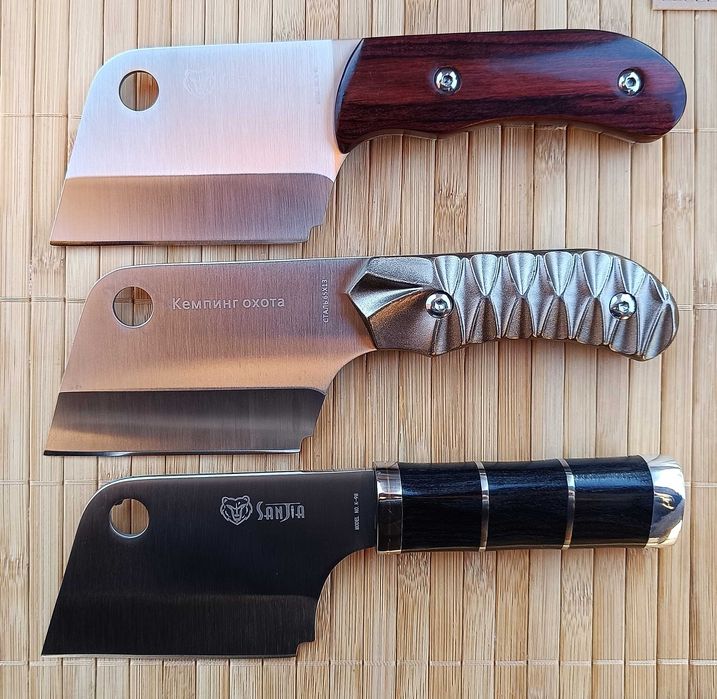 Малък сатър /нож / за кълцане, рязане и сечене SANJIA