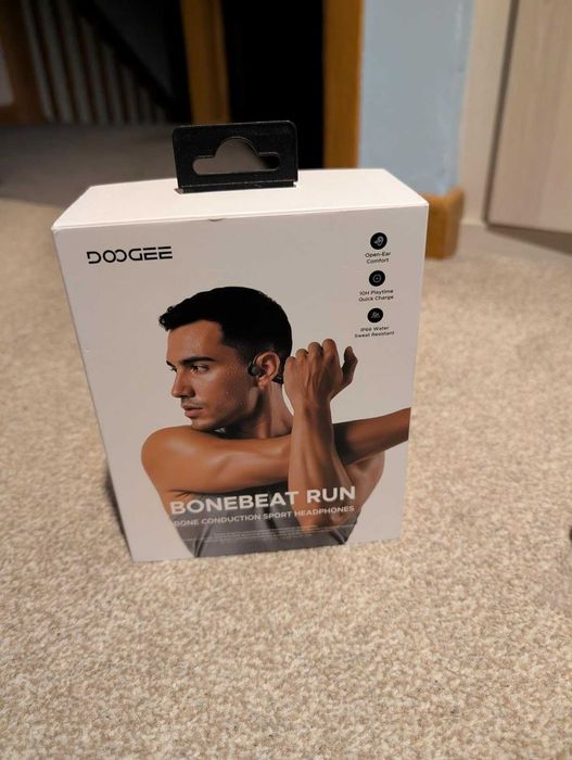 Слушалки DOOGEE с костна проводимост, спортни Bluetooth слушалки