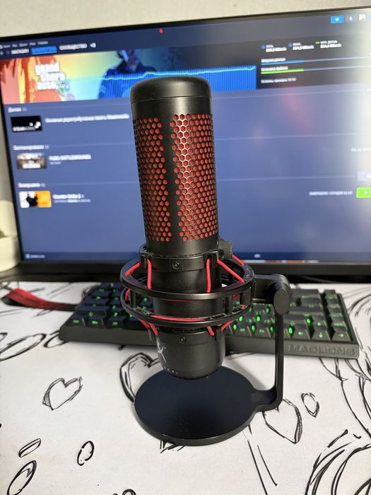 Микрофон HyperX Quadcast