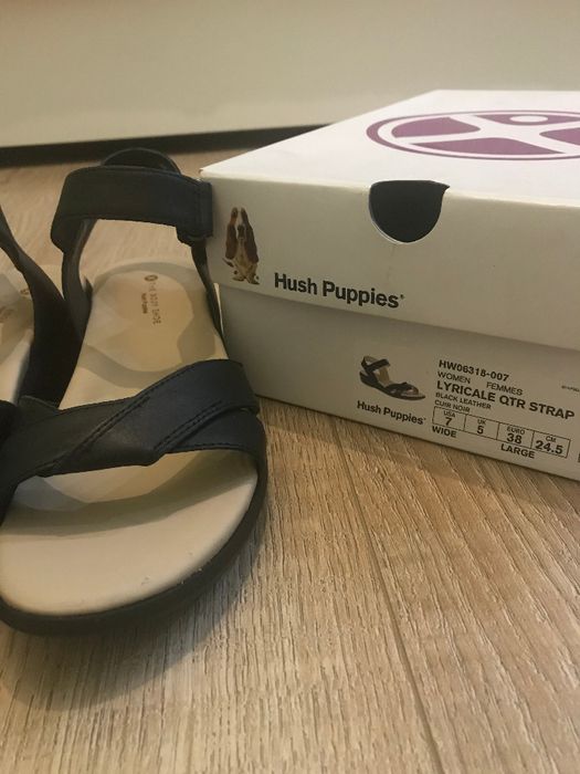 Дамски кожени сандали Hush Puppies