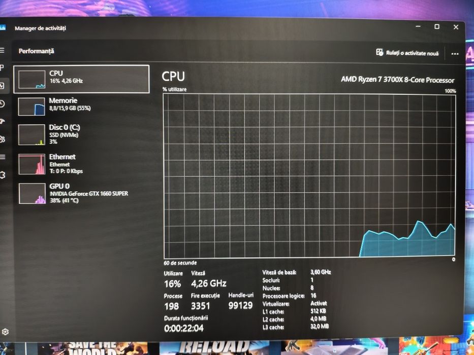 Vand pc gaming+ monitor ryzen 3700x gtx 1660 super 16gb ram 500gb ssd