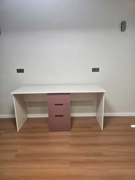 стол с тумбой двусторонний