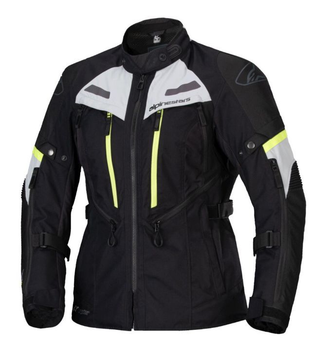 Geacă dama Alpinestars Stella Bogota Pro Drystar negru/gri/galben fluo
