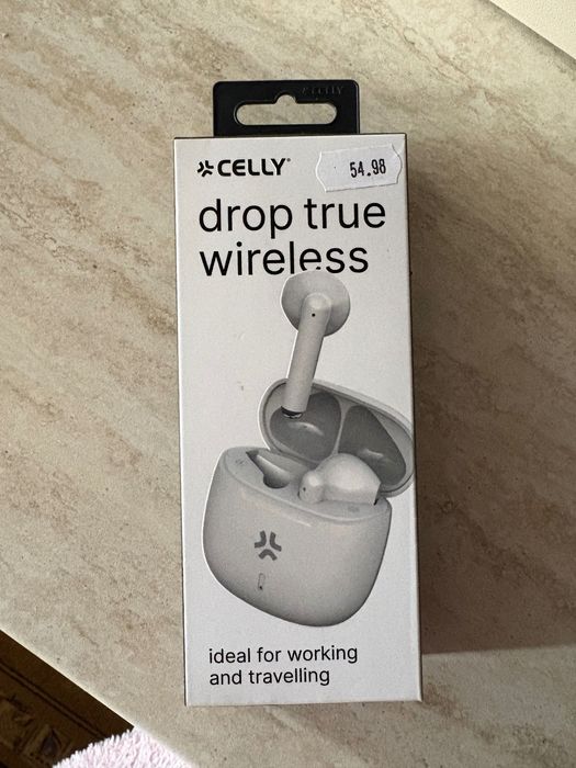 Бели Безжични Слушалки Celly