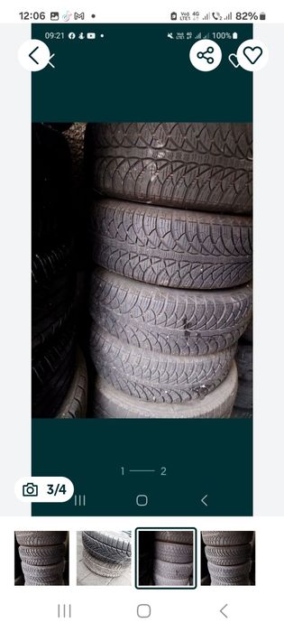 Vând capace anvelope iarnă 195 65 15 MS